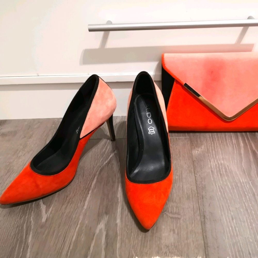 Two tone heels